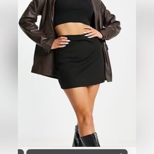 Mango Black Mini skirt